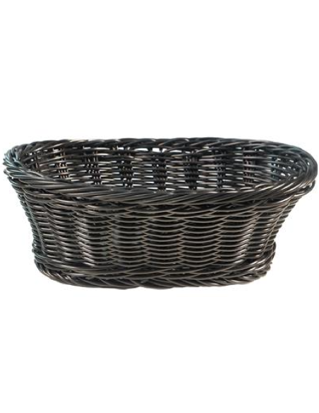 Cestino - Polipropilene nero - Dimensioni cm 25 x 19 x 9 h