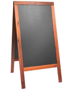 Lavagna - Bifacciale - Cavalletto - Mogano - Dimensioni... 2