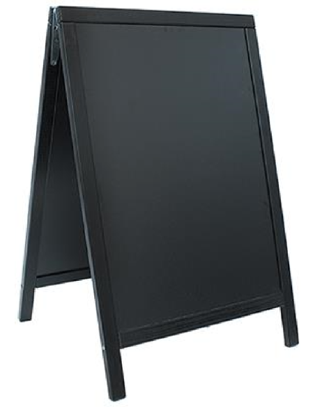copy of Pizarra - Doble cara - Caballete - Nogal - Dimensiones 60 x 125 cm