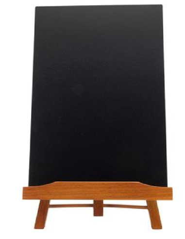 Lavagna - Cavalletto - Mogano - Dimensioni 35 x 21 cm