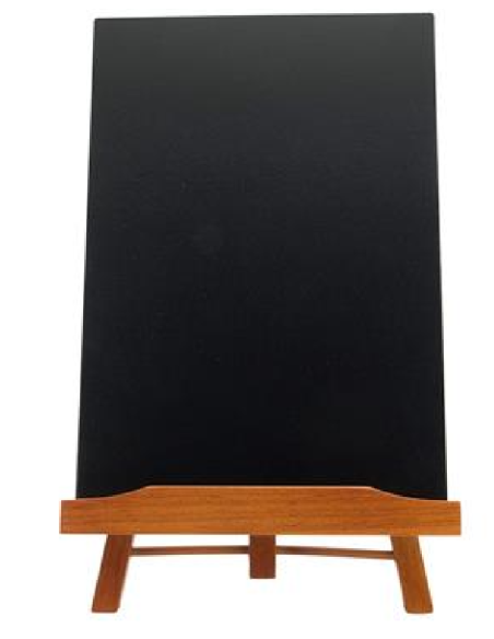 Lavagna - Cavalletto - Mogano - Dimensioni 35 x 21 cm