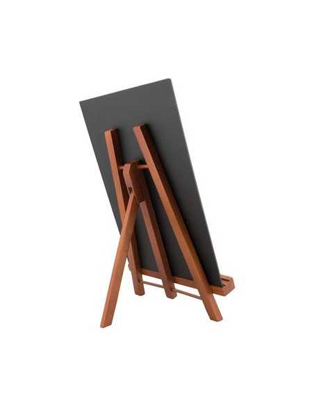 copy of Blackboard - Double-sided - Easel - Walnut - Dimensions 60 x 125 cm
