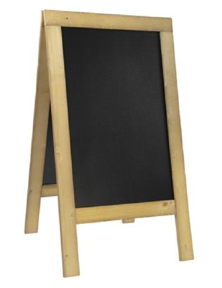 Lavagna - Legno naturale - Dimensioni cm 131 x 72 x 72 h