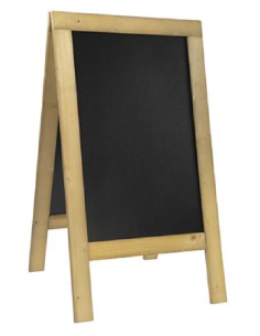 copy of Pizarra - Doble cara - Caballete - Nogal -... 2