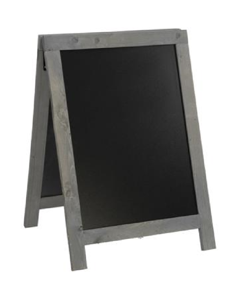 copy of Pizarra - Doble cara - Caballete - Nogal - Dimensiones 60 x 125 cm