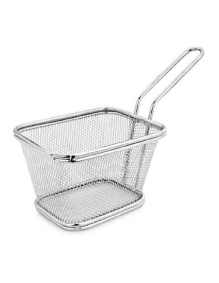 Mini cestello friggitrice - Inox - Dimensioni cm 12 x 10 x 8 h