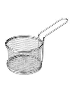 Mini cestello friggitrice - Inox - Dimensioni cm 10 Ø x 7 h 2
