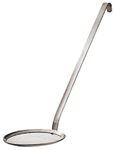 Schiumarola - Rete fine - Inox - Dimensioni cm 16 Ø