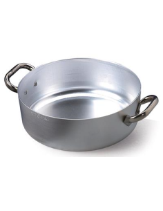 Casseruola bassa - 2 manici - Alluminio 106 - Spessore 3 mm