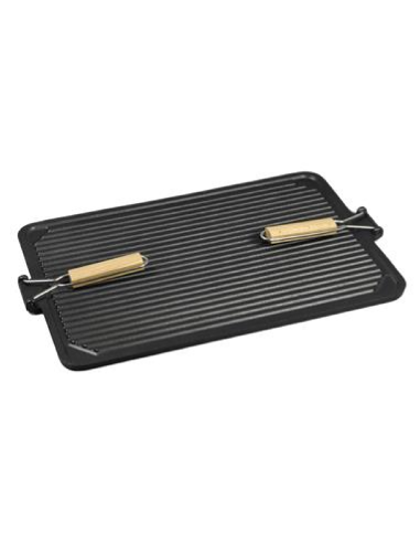 Bistecchiera rettangolare - Manico pieghevole -...
