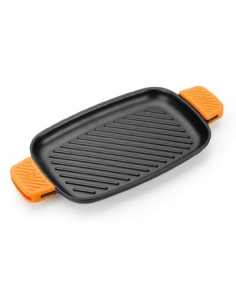 Rectangular plate - Non-stick die-cast aluminum -...