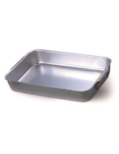 Rostiera rettangolare - 2 manici - Alluminio - Spessore 3 mm 2