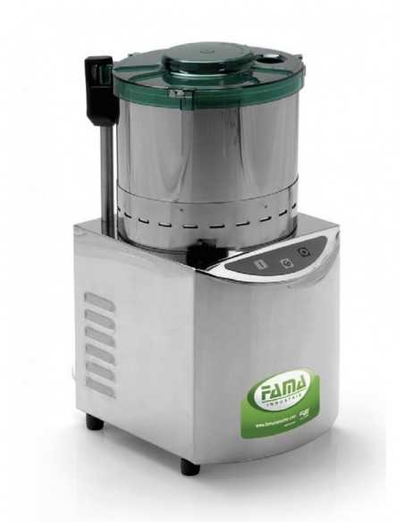 Cutter - Capacità  litri 8 - Potenza Kw 1.10 (Hp 1.50) - Dimensioni vasca Ø cm 24x18 - Disponibile a doppia velocità