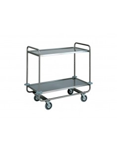 Service trolley for heavy transport - Stainless steel...