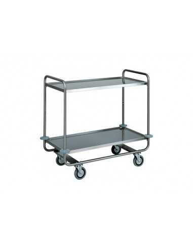 Service trolley for heavy transport - Stainless...