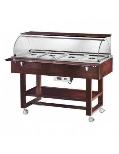 Expositor refrigerado - De madera contrachapada...