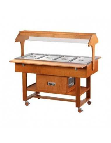 Expositor refrigerado - De madera contrachapada...