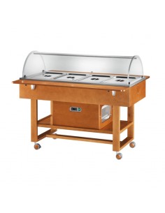 Expositor refrigerado - De madera contrachapada - Con...