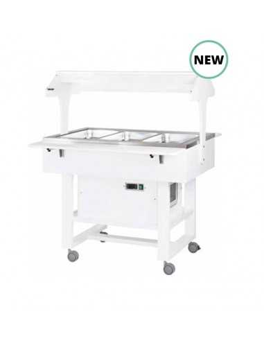 Refrigerated trolley - Multilayer wood - With...