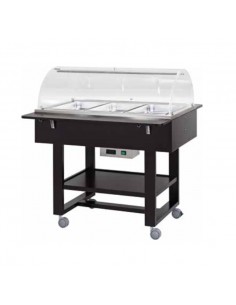Thermal watercolor - Multilayer wood - With dome -...