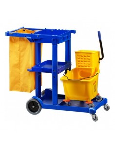 Carrello per pulizia - Portasacco con sacco da 120lt -...