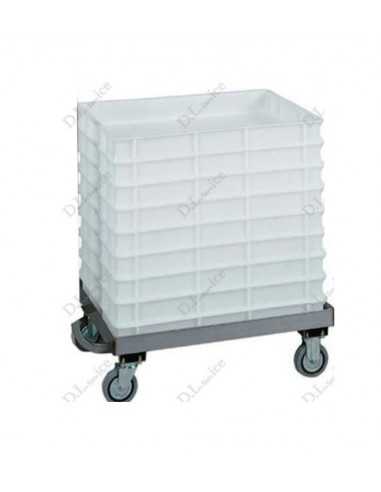 Carro para masa de pizza con casetes 60x 40 cm...
