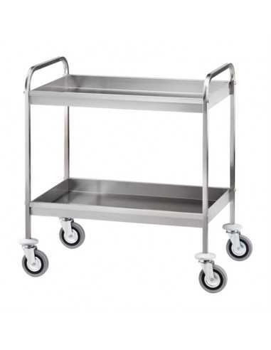 Service trolley for disposal - In stainless...