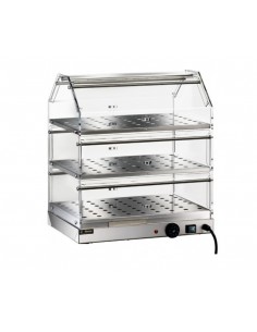 Vetrina espositiva calda - Temp. +30/+90° C - Fianchi e...