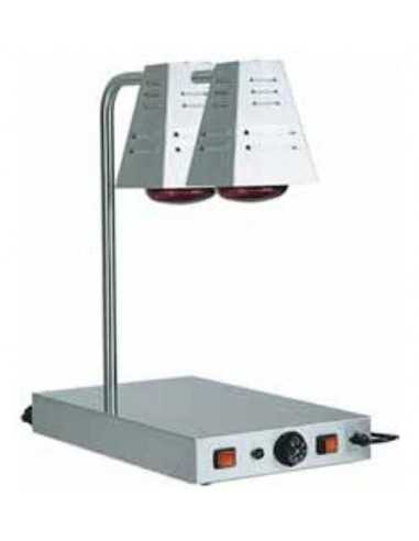 Infrared lamp - stainless steel hot top - No. 2...